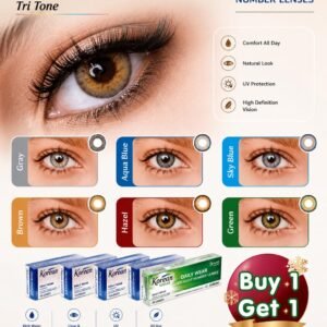 Buy 1 Get 1 Free Daily Wear Eyesight Number Lenses